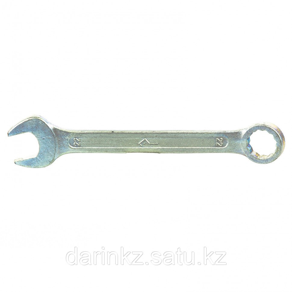 Ключ комбинированный, 22 мм, оцинкованный (КЗСМИ) Россия