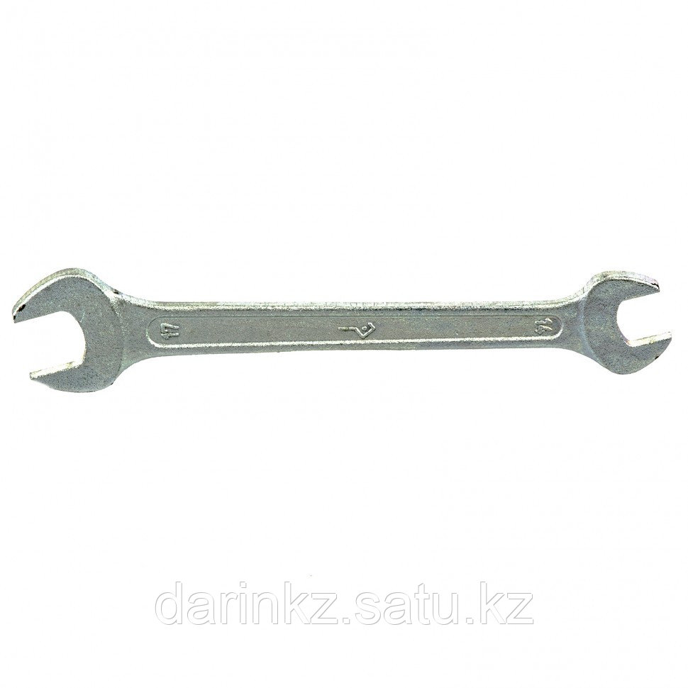 Ключ рожковый, 14 х 17 мм, оцинкованный (КЗСМИ) Россия