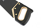 Ножовка по дереву, 550 мм, 7-8 TPI, зуб-3D, каленный зуб, тефлоновое покрытие, деревянная рукоятка Matrix, фото 3
