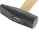 Молоток слесарный 1500 г, квадратный боек, деревянная рукоятка Сибртех, фото 2