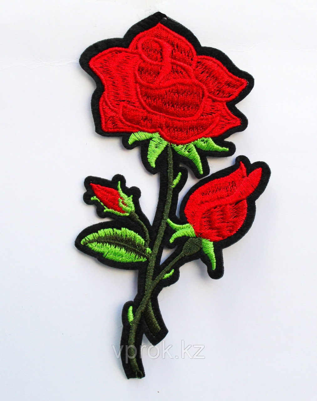 Нашивка на одежду, "Роза", 12 см - фото 1 - id-p57529538