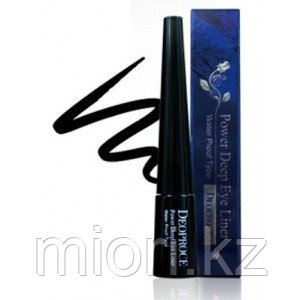 Подводка для век Deoproce Power Deep Eye Liner.Жидкая водостойкая подводка для век - фото 3 - id-p57531553