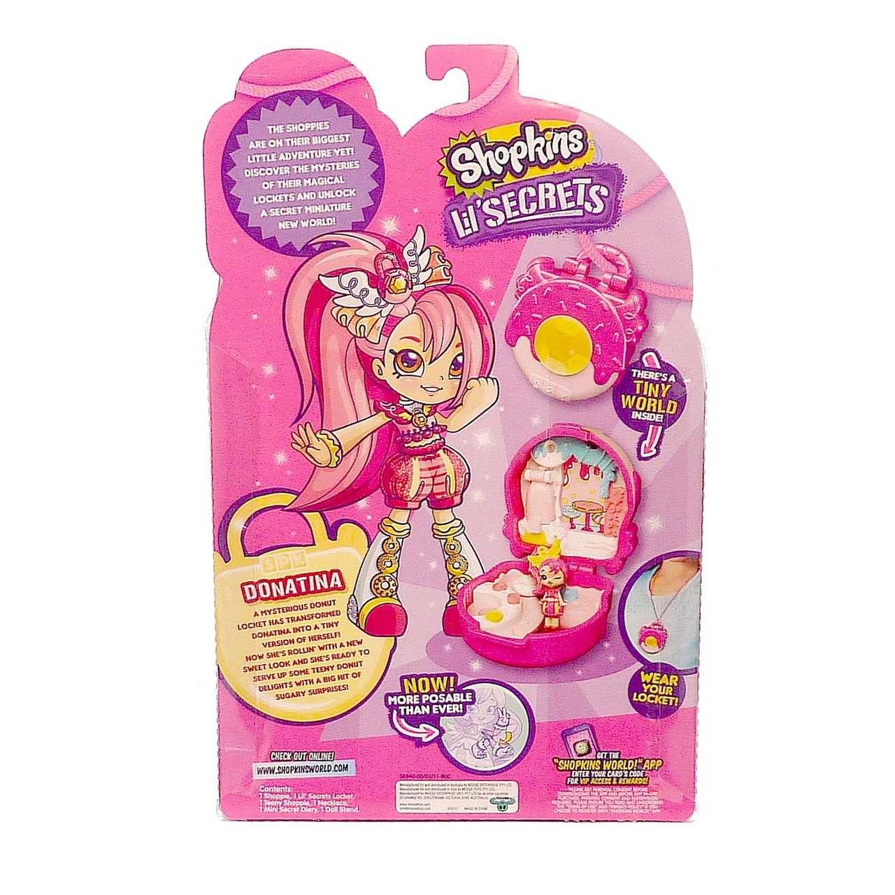 Игровой набор с куклой Lil’ Secrets Shoppies - ДОНАТИНА (1сезон)