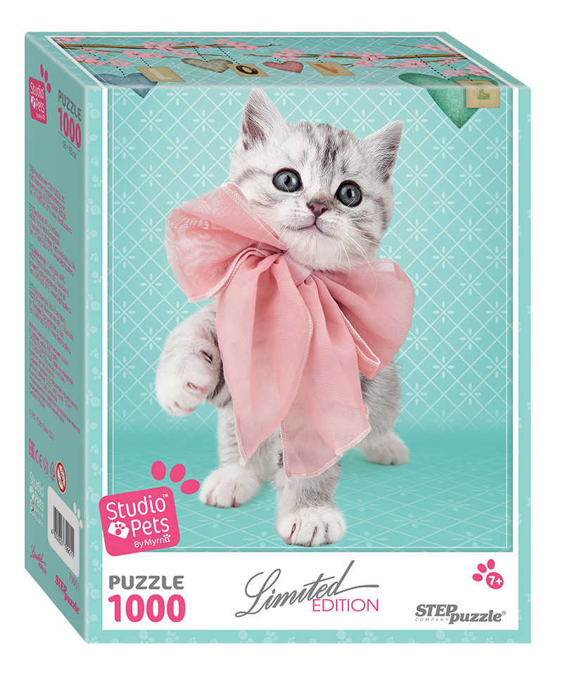 Мозаика "puzzle" 1000 "Котёнок" (Limited Edition, Studio Pets By Myrna)