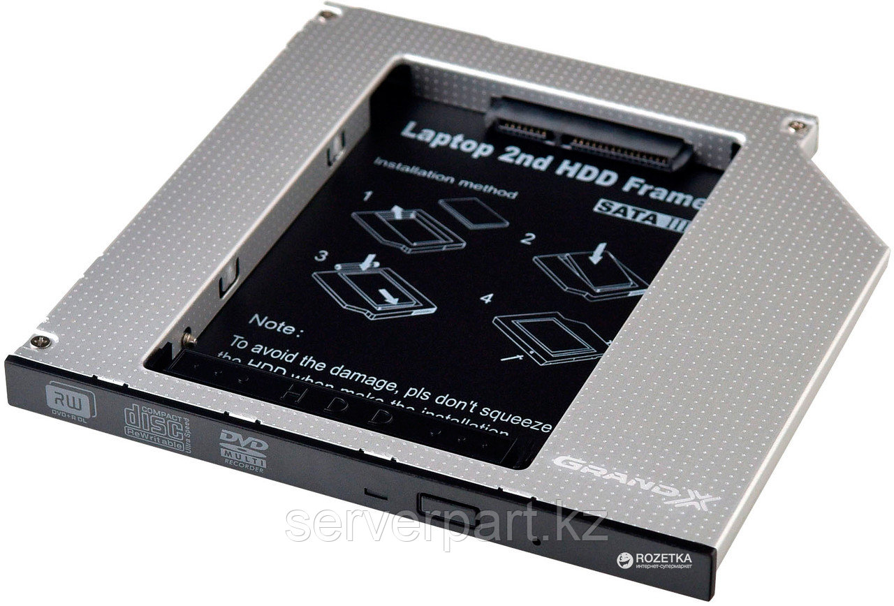 Адаптер для жестких дисков OWZ-S9-D ultra-slim 9,5мм ODD to 2.5 SATA/SSD