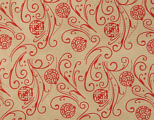 Бумага крафт "Красные шары",0,6*10м (40гр)