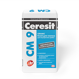 Клей для плитки Ceresit CM 9, 25 кг 