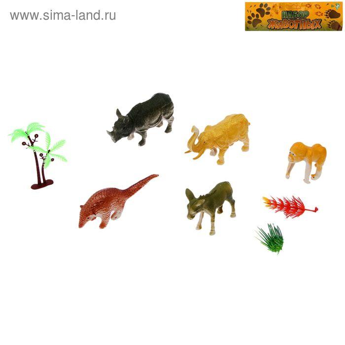 Набор животных "Дикая природа", 5 фигурок с аксессуарами