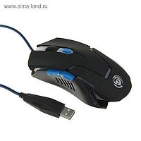 Мышь Dialog MGK-12U Gan-Kata, игровая, проводная, оптическая, 2400 dpi,подсветка,USB,черная
