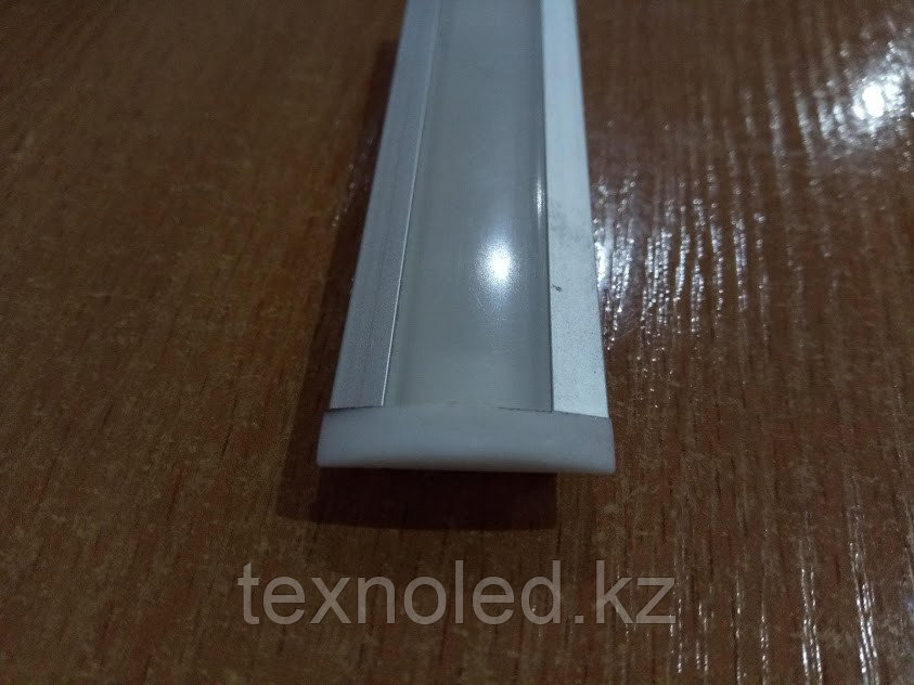 Алюминиевый профиль для светодиодной ленты 22мм х 7мм  встраиваемый