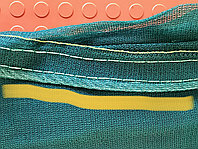 Сетка фасадная черная/зеленая для строительных лесов 6х50 м. Затеняющая прочная.