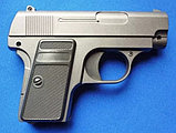 Пистолет металлический Airsoft Gun Metal C1 черный, с пластик. пульками 6 мм, фото 2