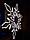 Новогодняя светодиодная фигура "Снежинка" - 65 х 65 см (дюралайт, белый свет), фото 2