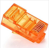 Коннектор RJ45 UTP Cat.5e 8P8C-PC-yellow