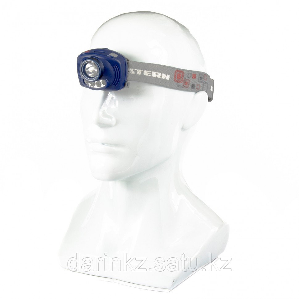 Фонарь наголовный Extreme, ABS, 3 режим, ИК сенсор, CREE XP-E Led 3Вт 120Лм + 2 reD, 8 ч, 3 х ААА Stern