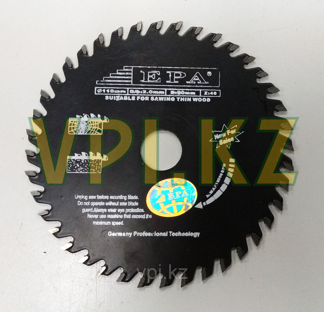Диск пильный по дереву 180*25 зуб 60 EPA