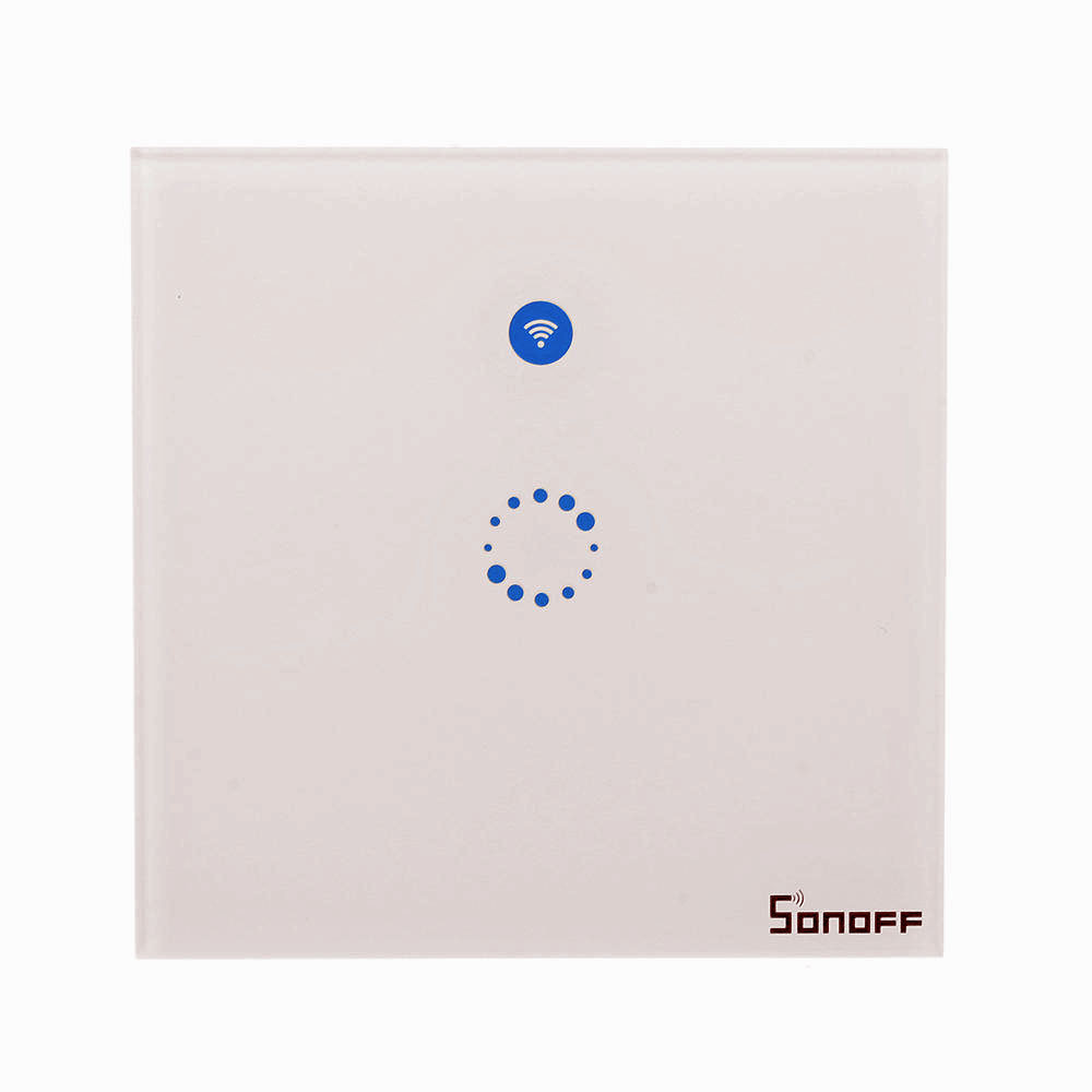 Sonoff T1 EU Wi-Fi RF433 Smart настенный сенсорный выключатель
