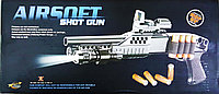 Винчестер пластиковый Airsoft Shot Gun M180-A2 черный, с пластик. пульками 6 мм и гильзами