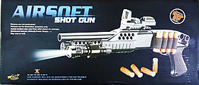 Винчестер пластиковый Airsoft Shot Gun M180-A2 черный, с пластик. пульками 6 мм и гильзами