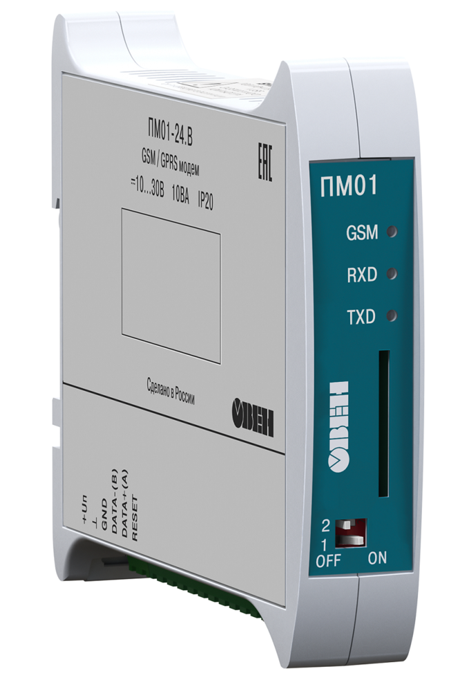 Модем ОВЕН ПМ01 GSM/GPRS