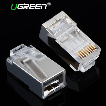 Коннектор RJ-45 (FTP) CAT 6, 100шт., NW111 (50248) UGREEN