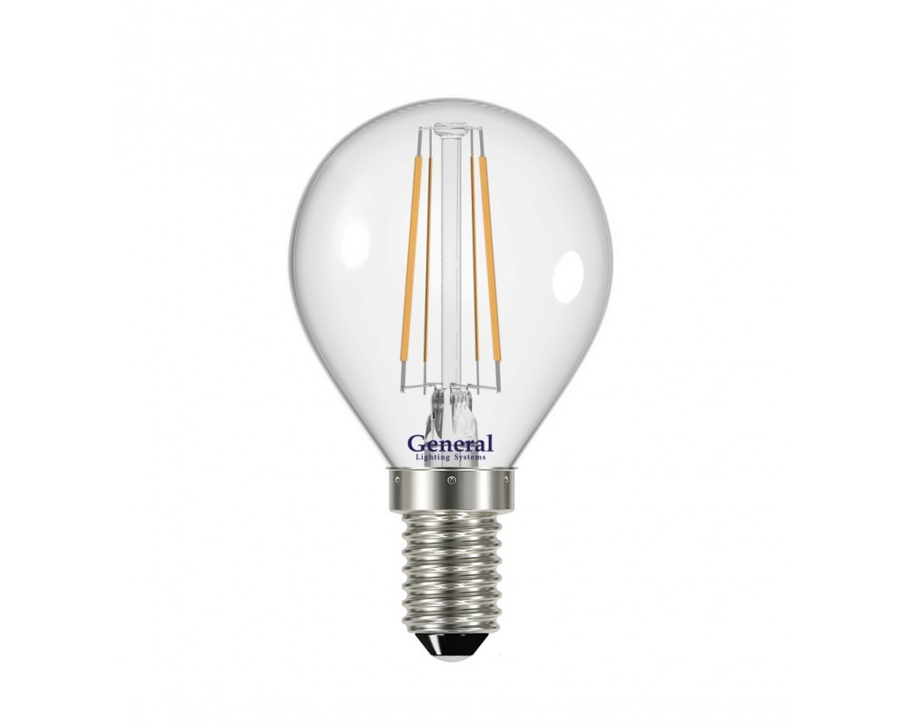 Лампа GLDEN-G45S-7-230-E14-4500 1/10/100 шарик (Филомент) - фото 1 - id-p51674541