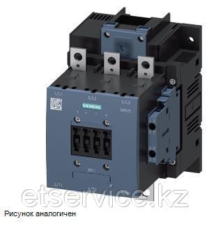 SIEMENS 3RT1075-6AP36 Контактор 3-х полюсный 400А, 200KW/(макс допустимый ток 430А) 220V AC 2NO+2NC, фото 1