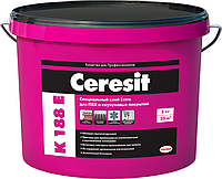 Клей Ceresit K 188 Е для ПВХ, каучуковых и других покрытий, контактный, водно-дисперсионный, 12 кг
