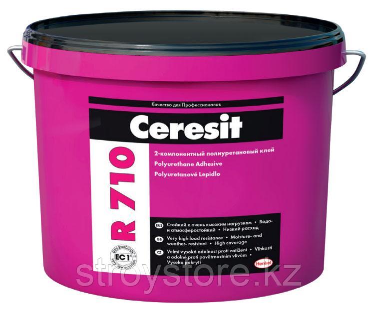 Клей Ceresit R 710 ( 8,2 кг+1,8 кг) для высокопрочного приклеивания, двухкомпонентный, полиуретановый, 10 кг