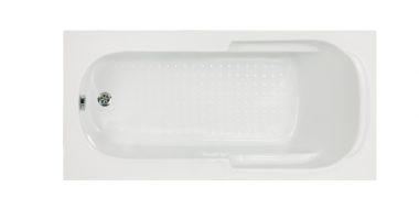 Ванна акриловая FORMINA OPTIMA 150х75 см, С НОЖКАМИ, С ФРОНТАЛЬНОЙ ПАНЕЛЬЮ