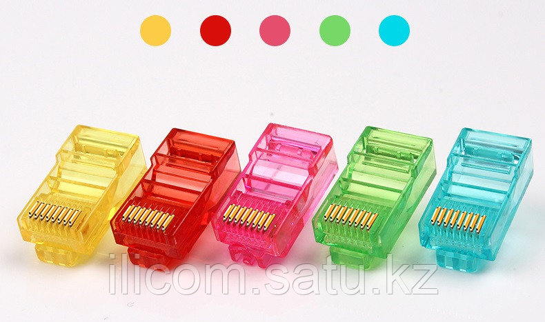 Коннектор RJ45 UTP Cat.6 8P8C-PC-blue - фото 1 - id-p57656944