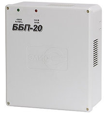 Блок питания ЭЛИС ББП-20, 12V, 2A, под АКБ, пластик
