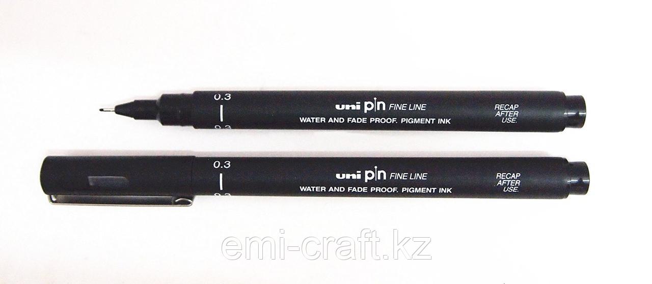 Линер Uni PIN 0,3 мм черный