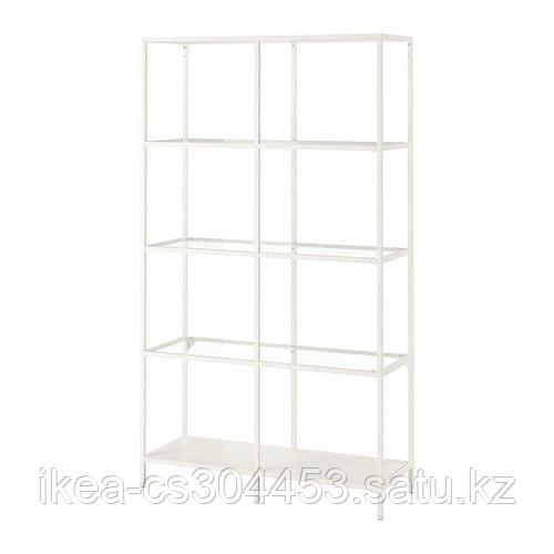 vitshyo stellazh belyj steklo