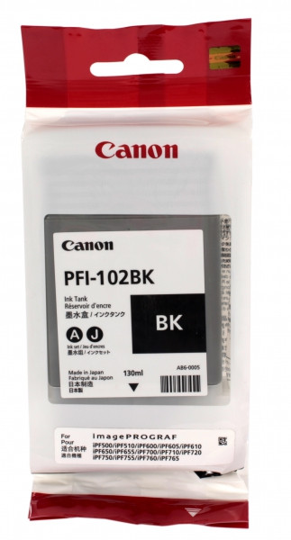 Тонер Canon PFI102B BLACK IPF500 (0895B001AA)