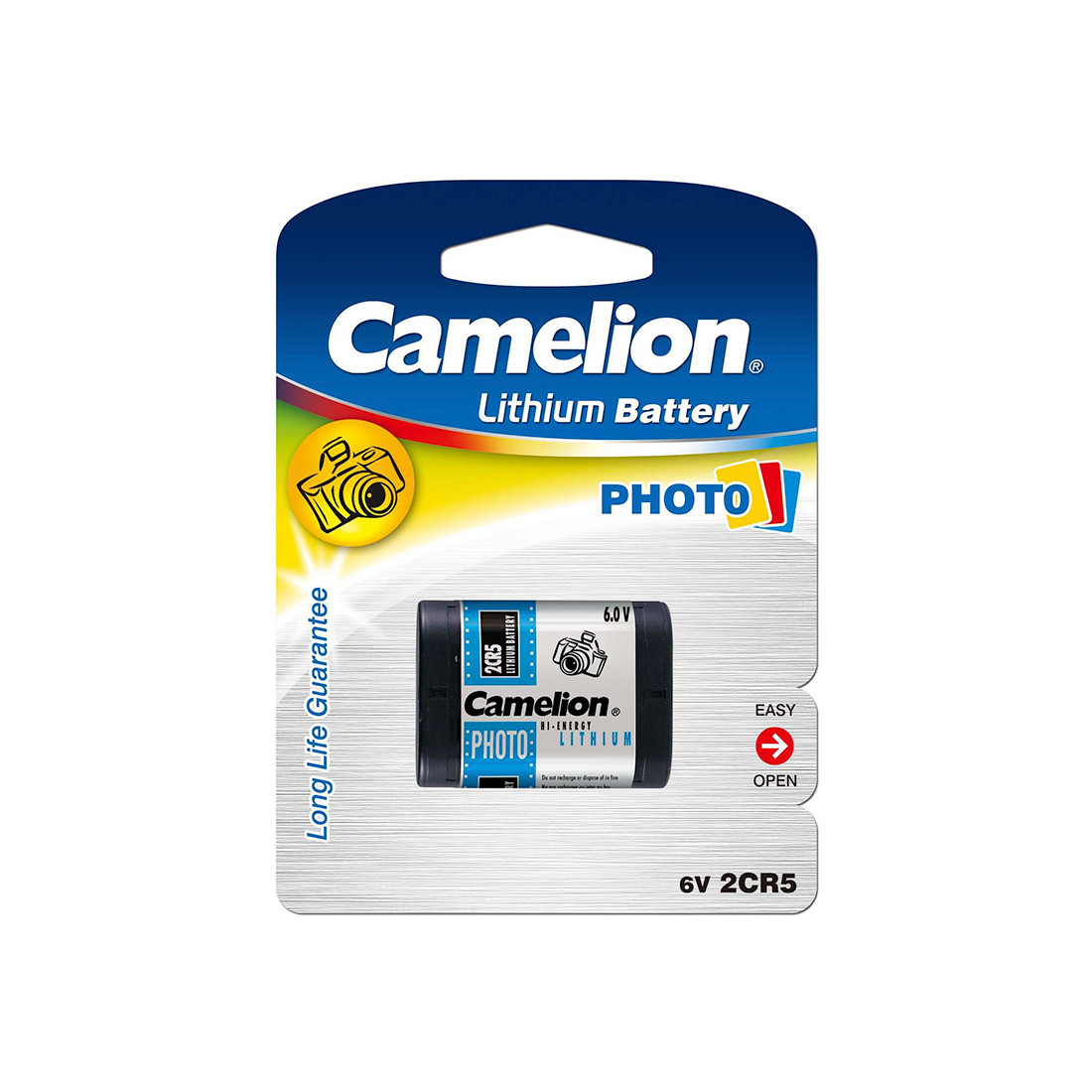 Батарейка CAMELION 2CR5-BP1 Lithium6 V 1 шт. Блистер