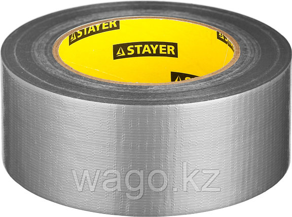 КЛЕЙКАЯ ЛЕНТА STAYER 12080-50-25, MASTER UNIVERSAL, АРМИРОВАННАЯ, ВЛАГОСТОЙКАЯ, 48 ММ Х 25 М, МЕТАЛЛИК, фото 2