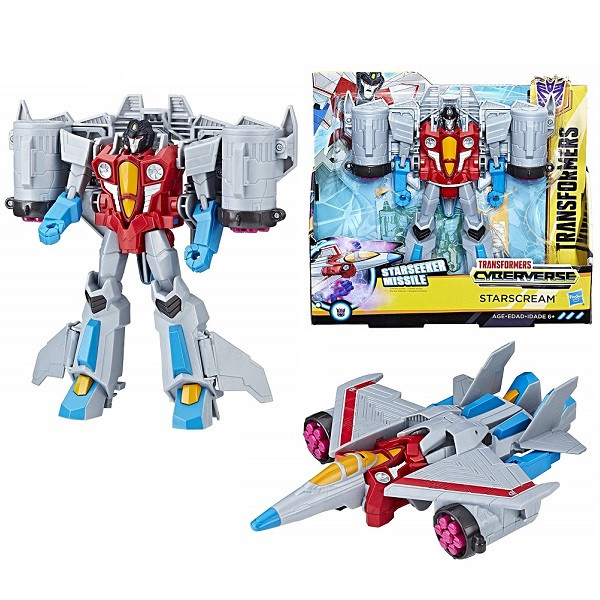 Hasbro Transformers E1886/E1906 Трансформер КИБЕРВСЕЛЕННАЯ 19 см Старскрим