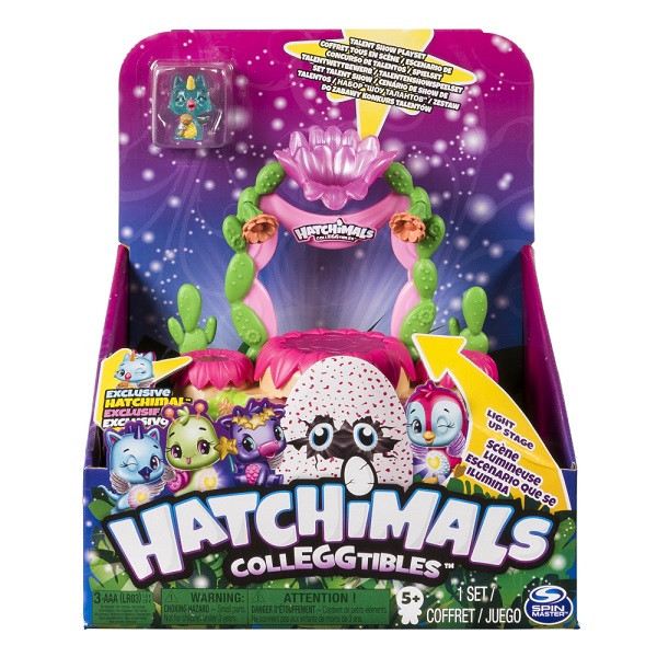 Hatchimals Игровой набор Хетчималс с коллекционной фигуркой "Блестящая сцена: Мерцающие пески"