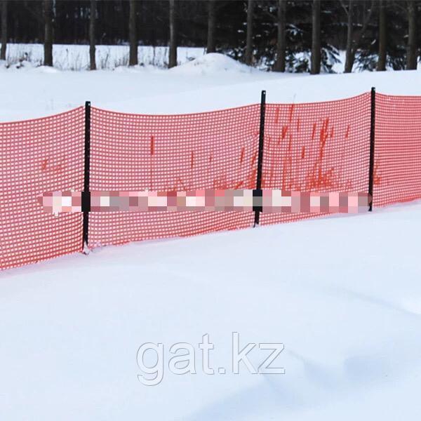 Изоляция из ПНД Дорожно-строительная оранжевая пластиковая Сетка для ограждения - фото 2 - id-p57777213