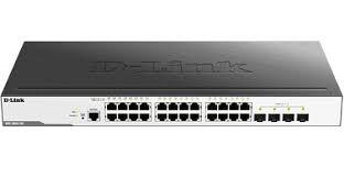 Коммутатор D-Link DGS-3000-28L управляемый 2 уровня с 24 портами 10/100/1000Base-T и 4 портами 1000Base-X SFP