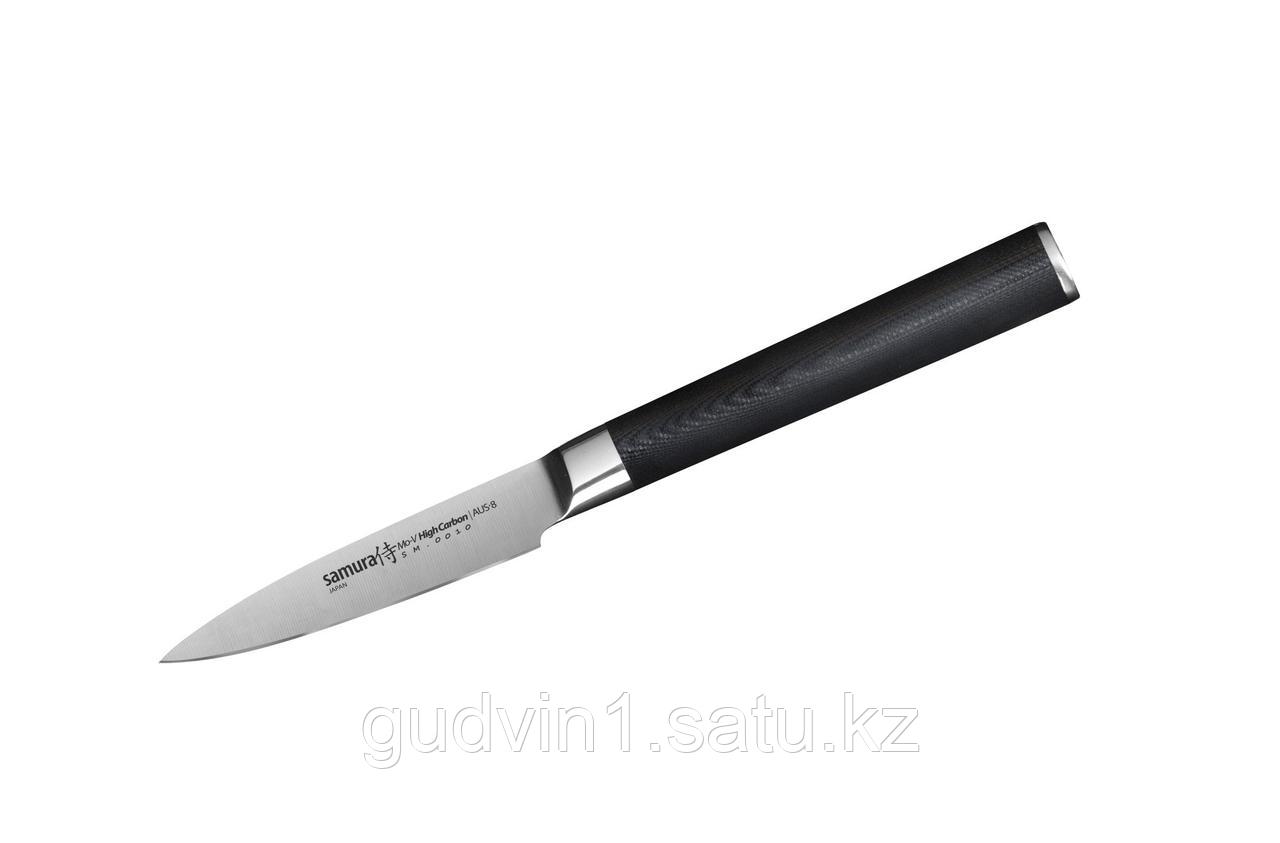 НОЖ КУХОННЫЙ ОВОЩНОЙ "SAMURA MO-V" 90 ММ, G-10