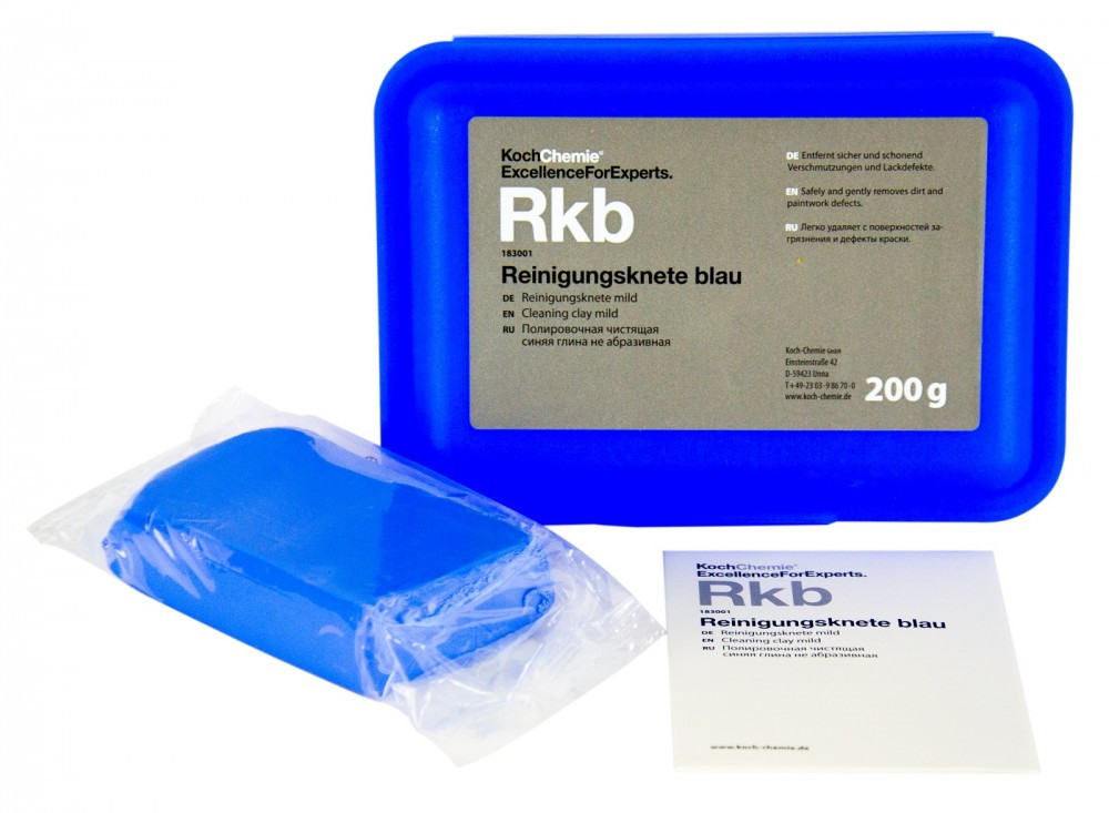 Синяя глина полировочная чистящая Koch Chemie ReiniGungsknete Blau