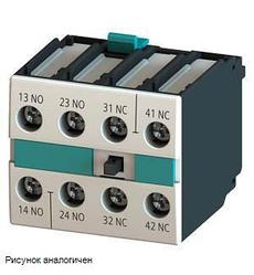 Вспомогательные контакты Siemens 3RH1921-1FA22 МОНТАЖНЫЙ БЛОК 4-ПОЛЮСНЫЙ 2НО+2НЗ