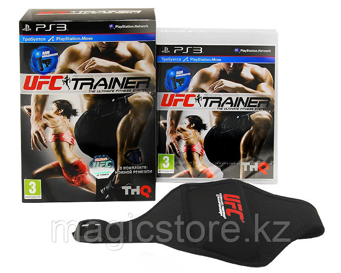 UFC Personal Trainer Комплект: Игра, ножной ремень (PS3)