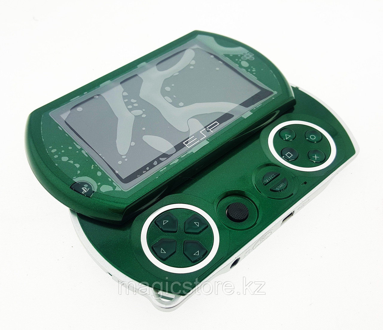 Игровая приставка GAME BOY - ESP GO - 4 Gb с играми внутри + наушники, от 3 до 7 лет (зеленая) - фото 1 - id-p51628851