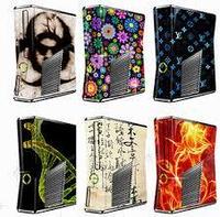 Наклейки на панель Xbox 360, разные