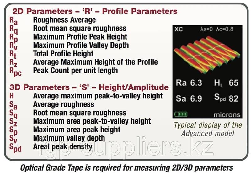 Replica Tape Reader 3D Probe for PosiTector / Цифровой толщиномер PosiTector RTR для определения шероховатости - фото 3 - id-p57799025