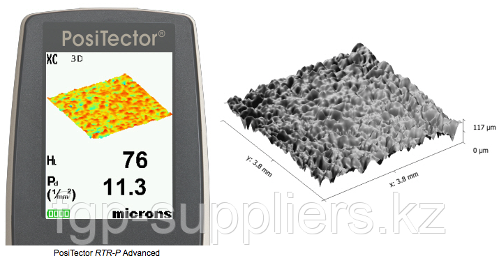 Replica Tape Reader 3D Probe for PosiTector / Цифровой толщиномер PosiTector RTR для определения шероховатости - фото 6 - id-p57799025