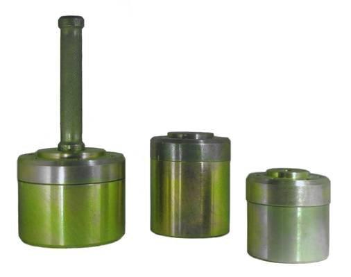 Комплект колец  для отбора грунта КПГ-02 для отбора проб грунта (ГОСТ 5180) из 3 колец (200,400,500), крышки